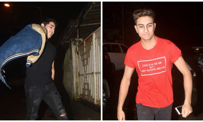 Akshay Kumar's son Aarav Bhatia parties hard with Ibrahim Ali Khan ...