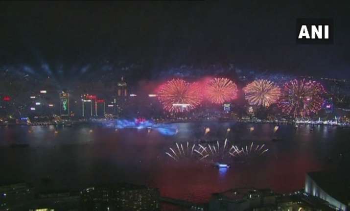 Hong Kong celebrates the new year