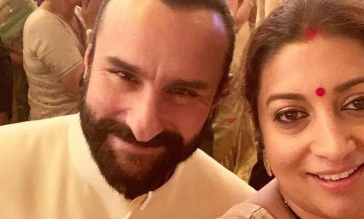 Isha Ambani Wedding: Smriti Irani shares picture with Saif
