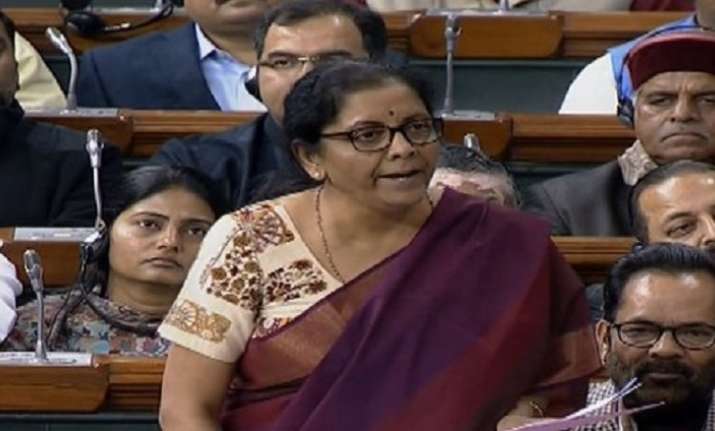 Defence Minister Nirmala Sitharaman in Lok Sabha