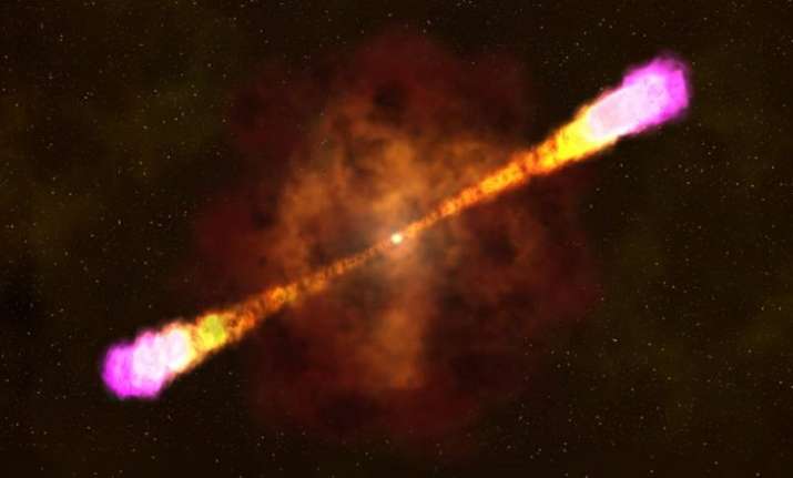 Collapse of star captured