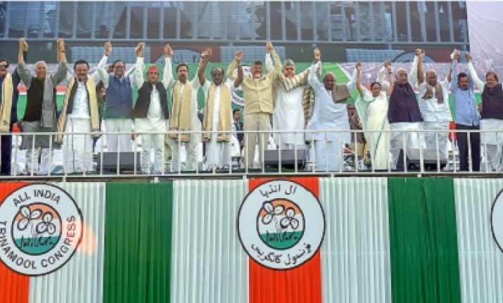 Mamata gives clarion call at mega rally, opposition parties