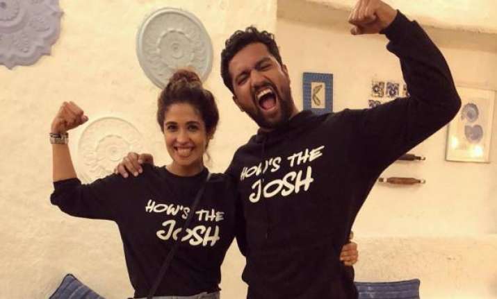 Vicky Kaushal celebrates Uri success with girlfriend