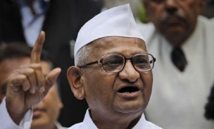 Social activist Anna Hazare