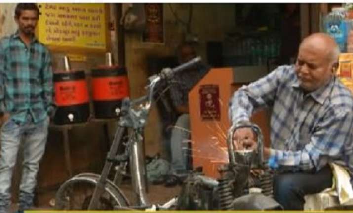 Vishnu Patel, 60-year-old Gujarat man, a Divyang, is known