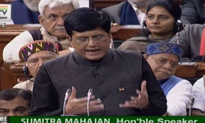 Finance Minister Piyush Goyal