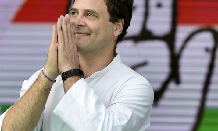 Congress president Rahul Gandhi