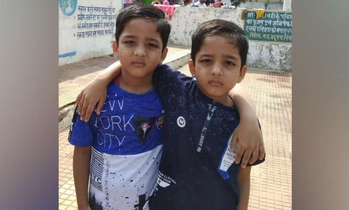 Twin brothers Shreyansh Rawat and Priyansh Rawat