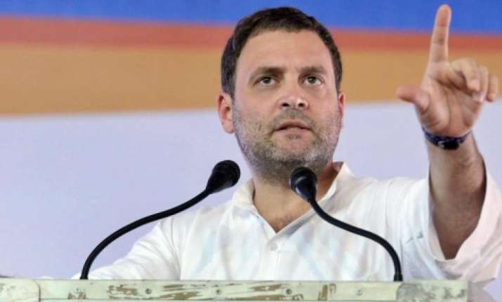 Congress President Rahul Gandhi