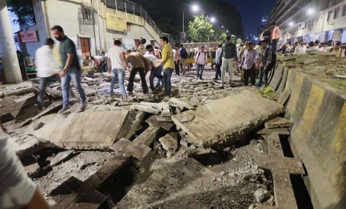 CST foot overbridge collapse