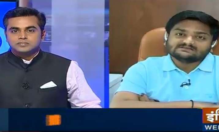 Hardik Patel in an exclusive interview with India TV