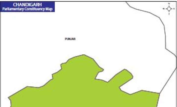 Map of Chandigarh