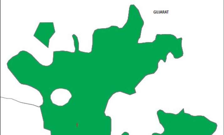 Map of Dadra and Nagar Haveli