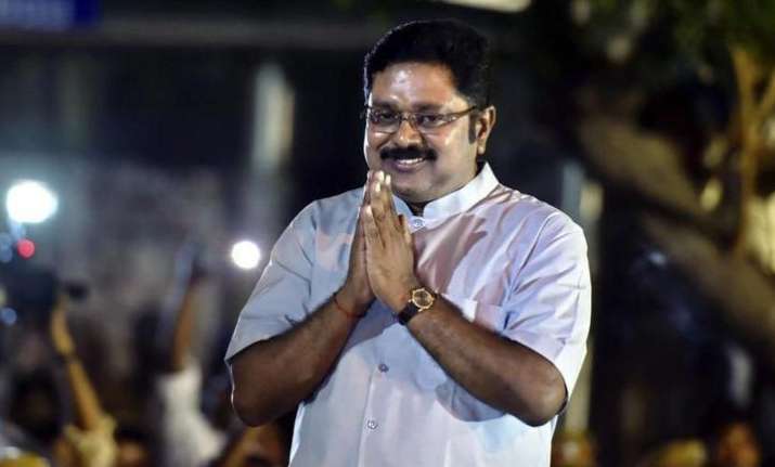 Amma Makkal Munnetra Kazhagam (AMMK) leader TTV Dhinakaran