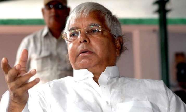 Rashtriya Janata Dal chief Lalu Prasad Yadav