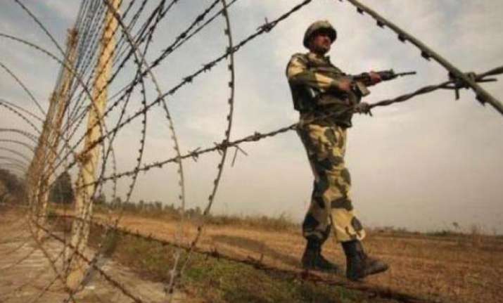 A stray bullet fired from across the Line of Control in