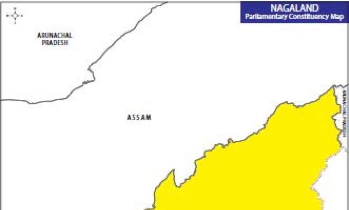 Map of Nagaland
