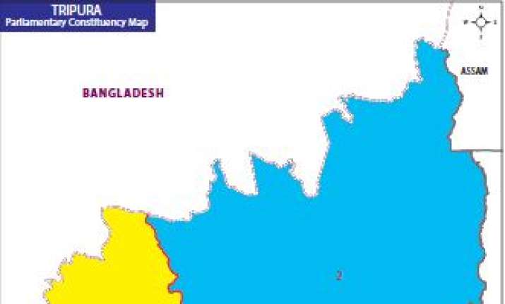 Map of Tripura