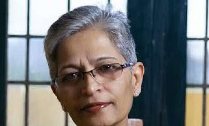 Journalist Gauri Lankesh