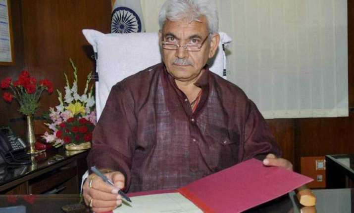 Union Minister Manoj Sinha