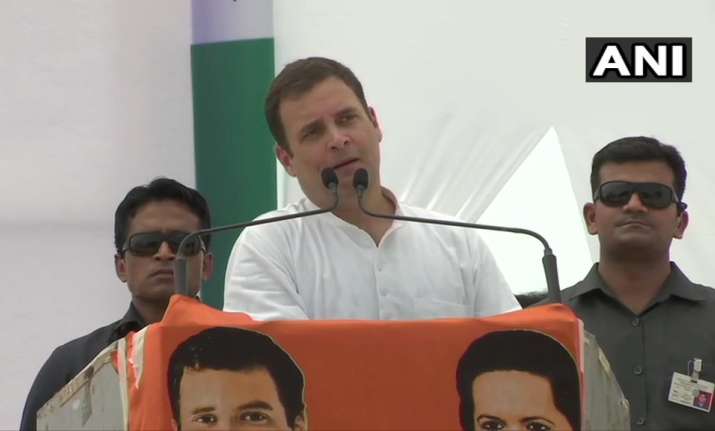 Congress president Rahul Gandhi