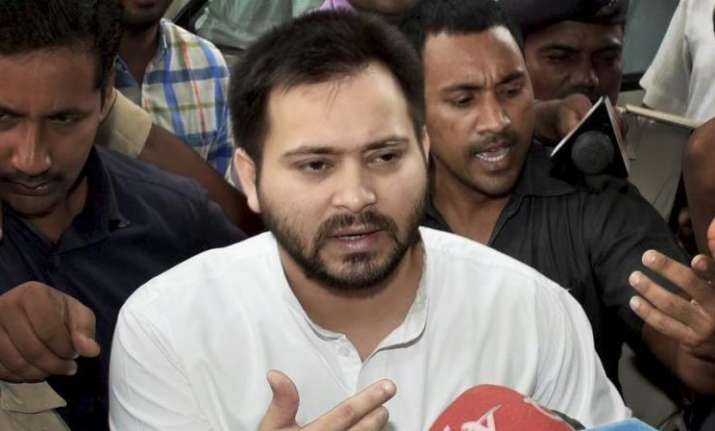 Rashtriya Janata Dal (RJD) leader Tejashwi Yadav.