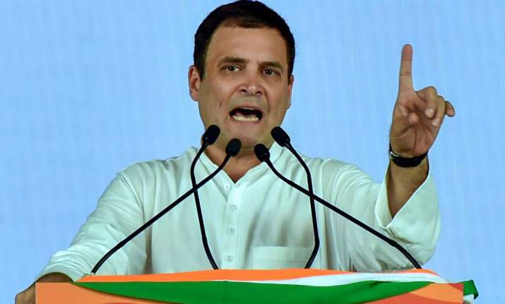 Congress President Rahul Gandhi Wednesday lashed out at