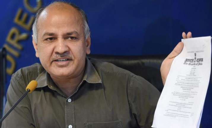 Delhi Deputy Chief Minister Manish Sisodia