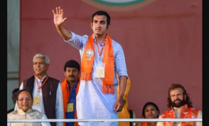 Cricketer-turned politician Gautam Gambhir.