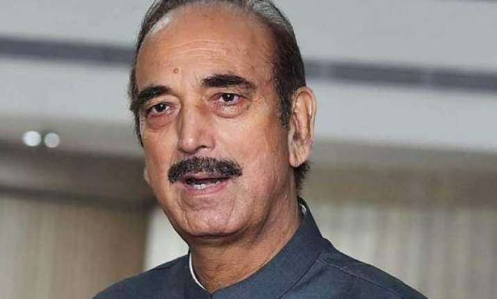 Senior Congress leader, Ghulam Nabi Azad