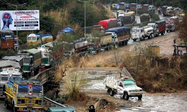 Jammu-Srinagar highway closed due to landslide in Ramban