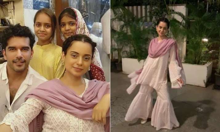 Kangana Ranaut relishes the Eid festivities at the iftar party with