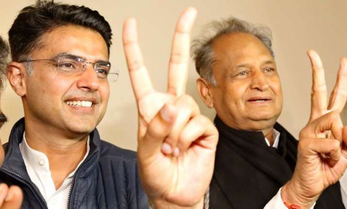 CM Gehlot with Dy CM Sachin Pilot