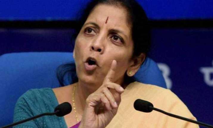 Finance Minister Nirmala Sitharaman