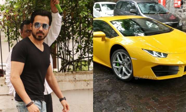 Image result for Emraan Hashmi Flaunts His New Lamborghini Car And People Asked That Where Will He Drive It In Mumbai
