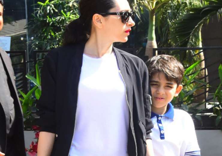 Karisma Kapoor Meets Her Ex Husband Sanjay Kapur With Son Kiaan For Lunch See Pics India Tv 7626