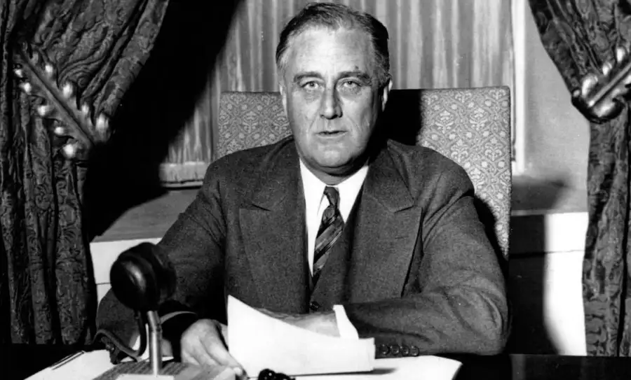 Franklin D. Roosevelt: In February 1945, U.S. President