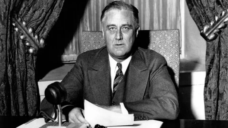Franklin D. Roosevelt: In February 1945, U.S. President