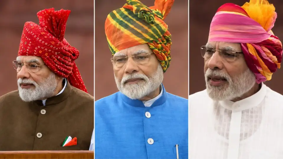 Prime Minister Narendra Modi's Independence Day appearances