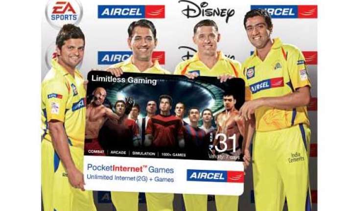 aircel offers unlimited games internet for rs 43
