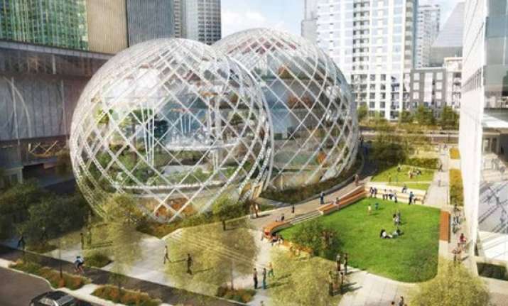 amazon plans greenhouse style headquarters in seattle