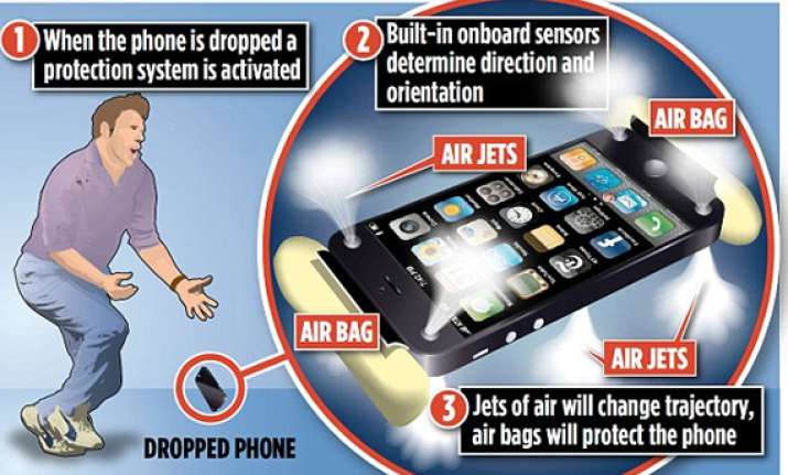 amazon boss files patent for mobile phone airbags