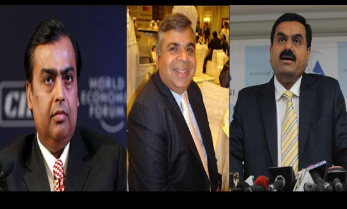 ambani hinduja adani lead india inc at modi swearing in