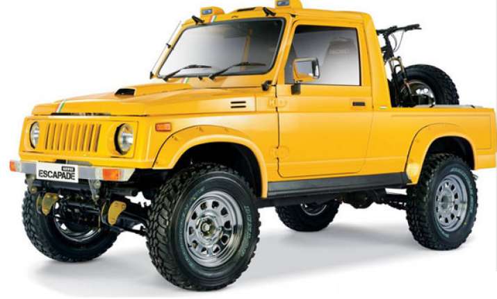 auto expo 2014 maruti suzuki gypsy showcases escapade