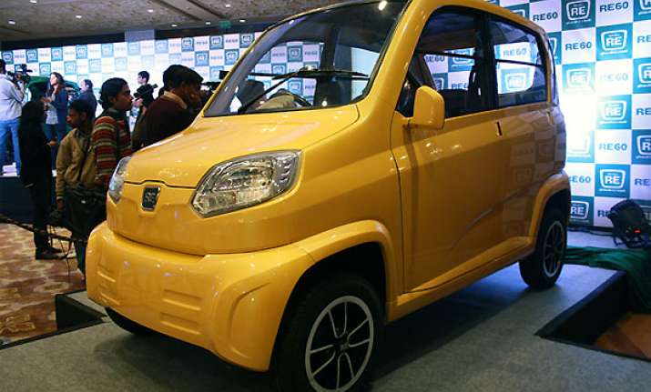 bajaj auto unveils low cost car re60