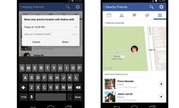 facebook launches a real time friend tracker nearby friends