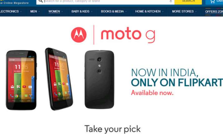 flipkart lures moto g buyers with full cash back rs 1 lakh