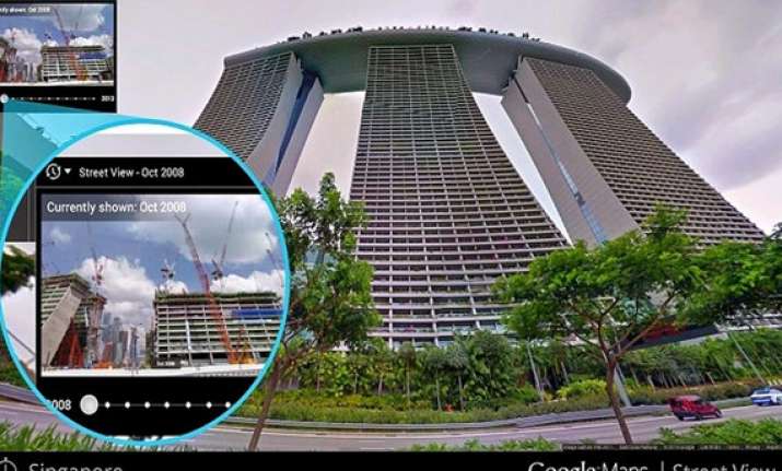 google street view gets a time travel mode
