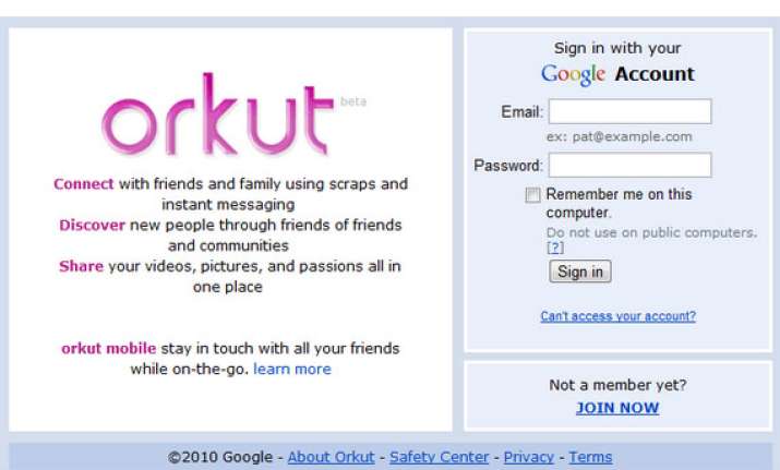 google to shut down orkut its first social network