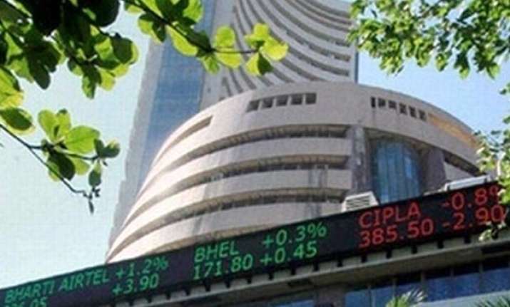 sensex rises 267 points to 1 week high led by it healthcare
